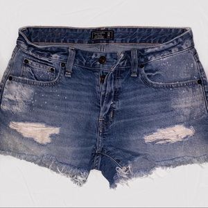 Abercrombie Denim Shorts Size 00 Never Worn